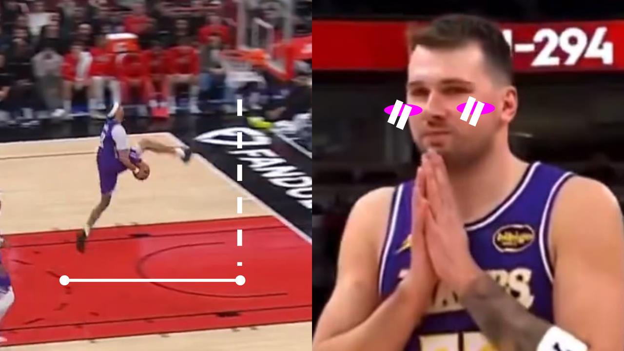 飛太遠！湖人中鋒「罰球線一步」胯下換...