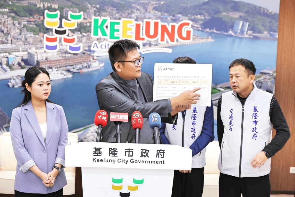 公布汙水下水道接管進度超標　基隆市府曝3年完成逾萬戶