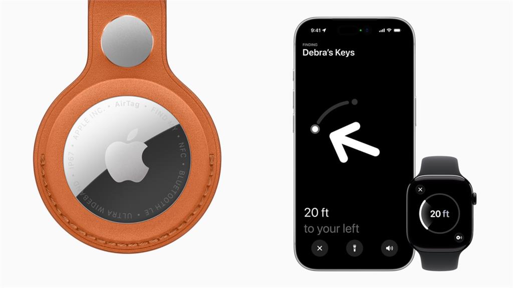 蘋果發布新一代AirTag 定位尋找...