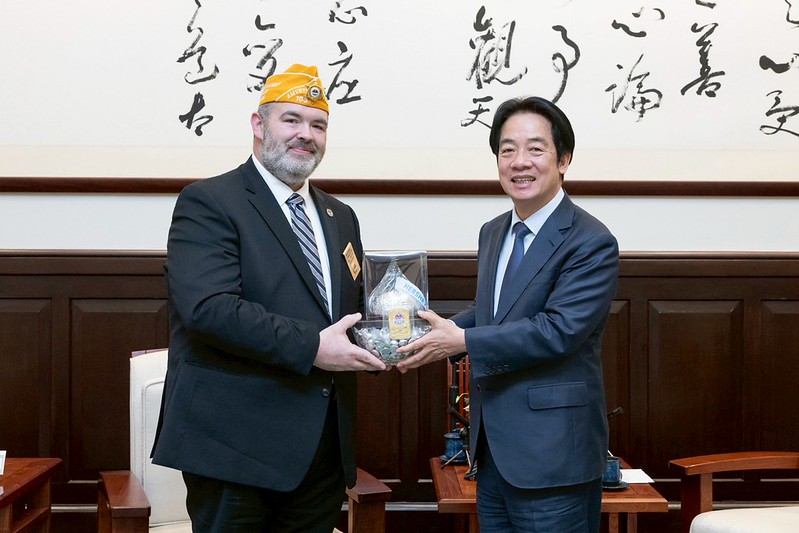 盼共同提升退伍軍人照顧 賴清德：《台灣保證落實法案》讓台美關係穩健發展