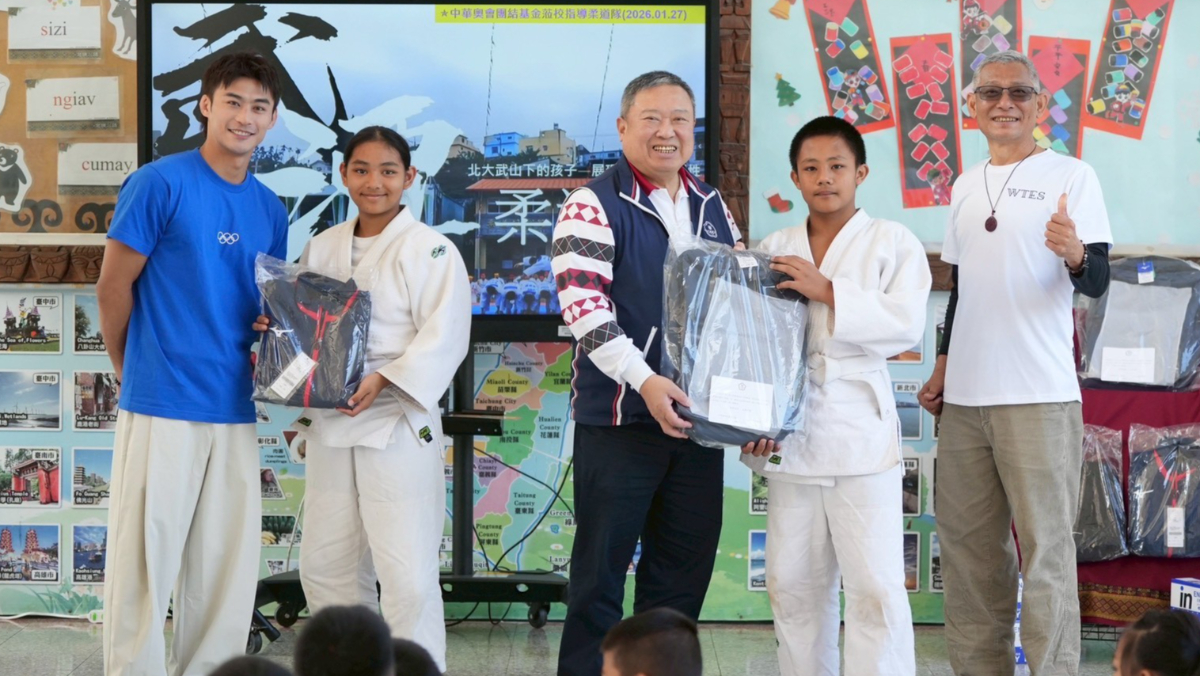 下週將出征巴黎大滿貫2026年首戰　「柔道男神」楊勇緯今先當中華奧會團結基金計畫大使