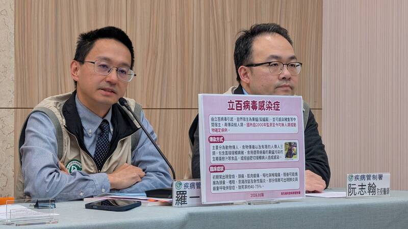 疾管署預告立百病毒將列法定傳染病 (...